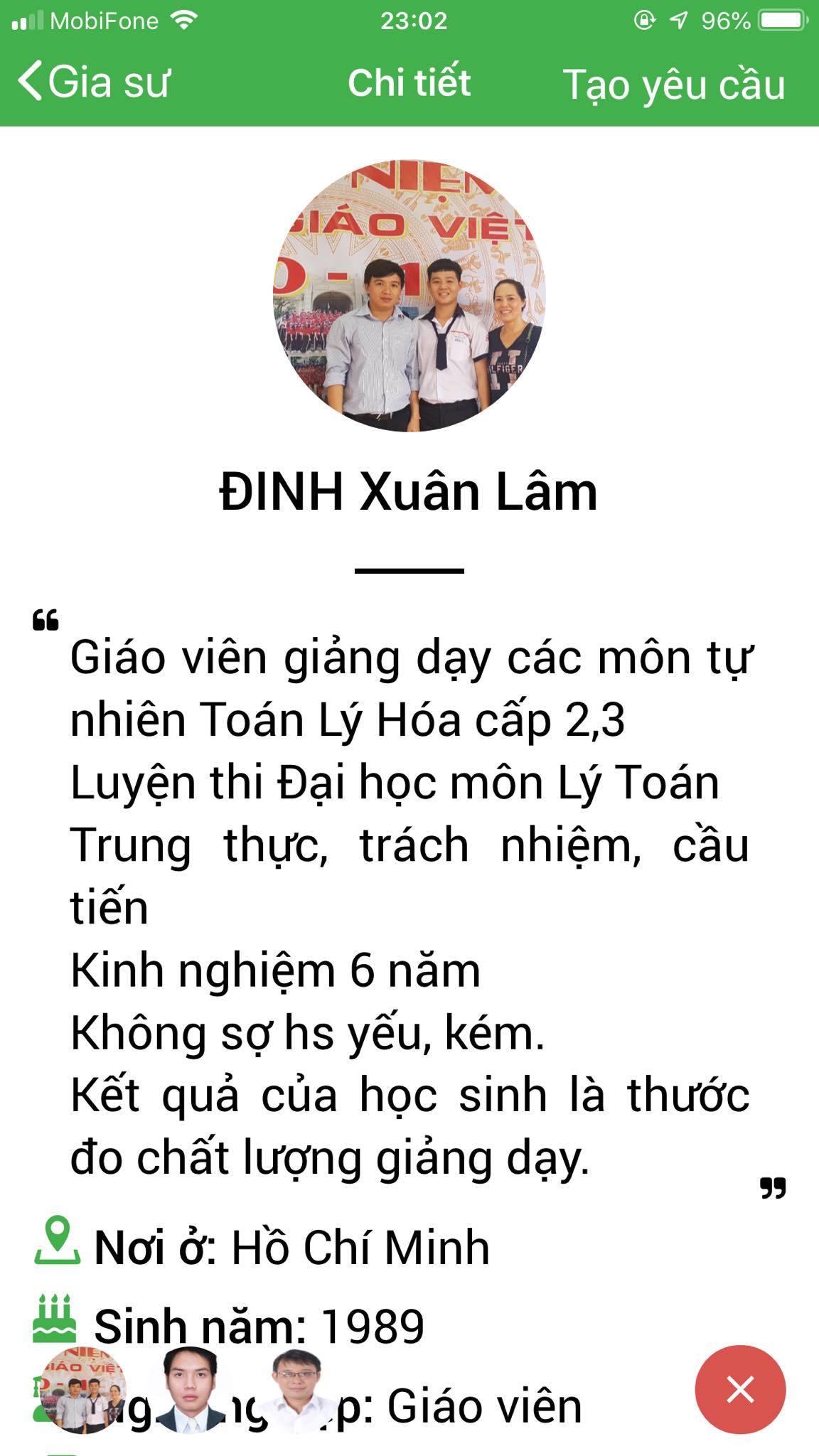 App Daykemtainha.vn Toán lớp 10